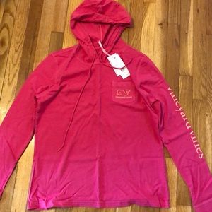 Pink Vineyard Vines Hoodie T-shirt